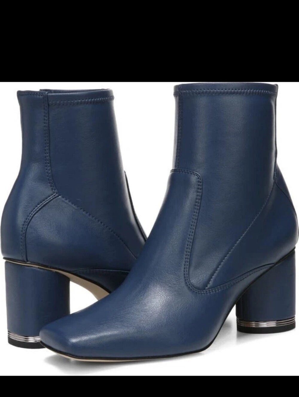 NWOT Franco Sarto Stormy Blue Pisa Booties 8.5